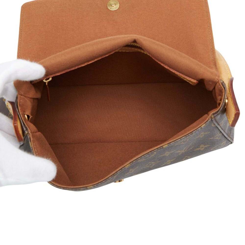 LOUIS VUITTON Authentic Brown Monogram Leather Mini Looping Shoulder Bag - Picture 10 of 12